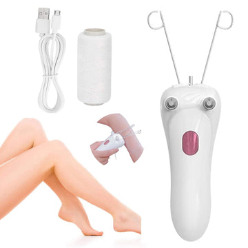 Electric Eyebrow Trimmer for Women, All-in-One Facial Hair Remover, Mini Painless face Hair Remover Epilator Threading Machine, Upper Lip Hair trimmer Threading Tool.