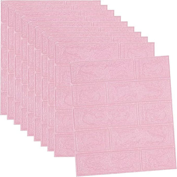 DIY 3D Wall Panels, Sound and Moisture Resistant Wall Stickers, Self-Adhesive PE Foam Wallpaper.
