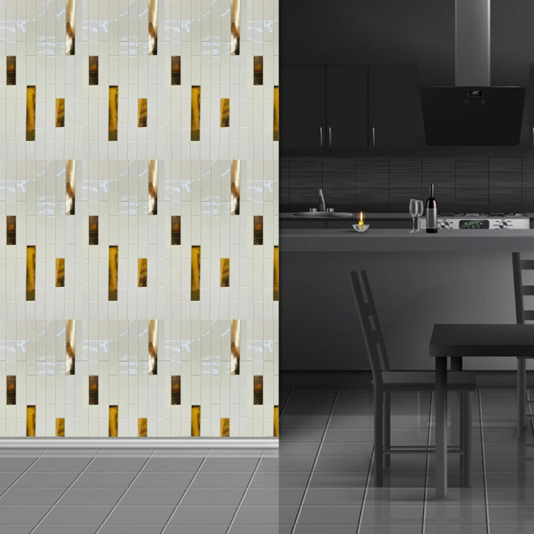 3D Brick PE Foam Stunning Wallpaper Striped, Panels Sticker, Easy Installation & Removal, for Home Hotel Living Room Bedroom Cafe Decor.