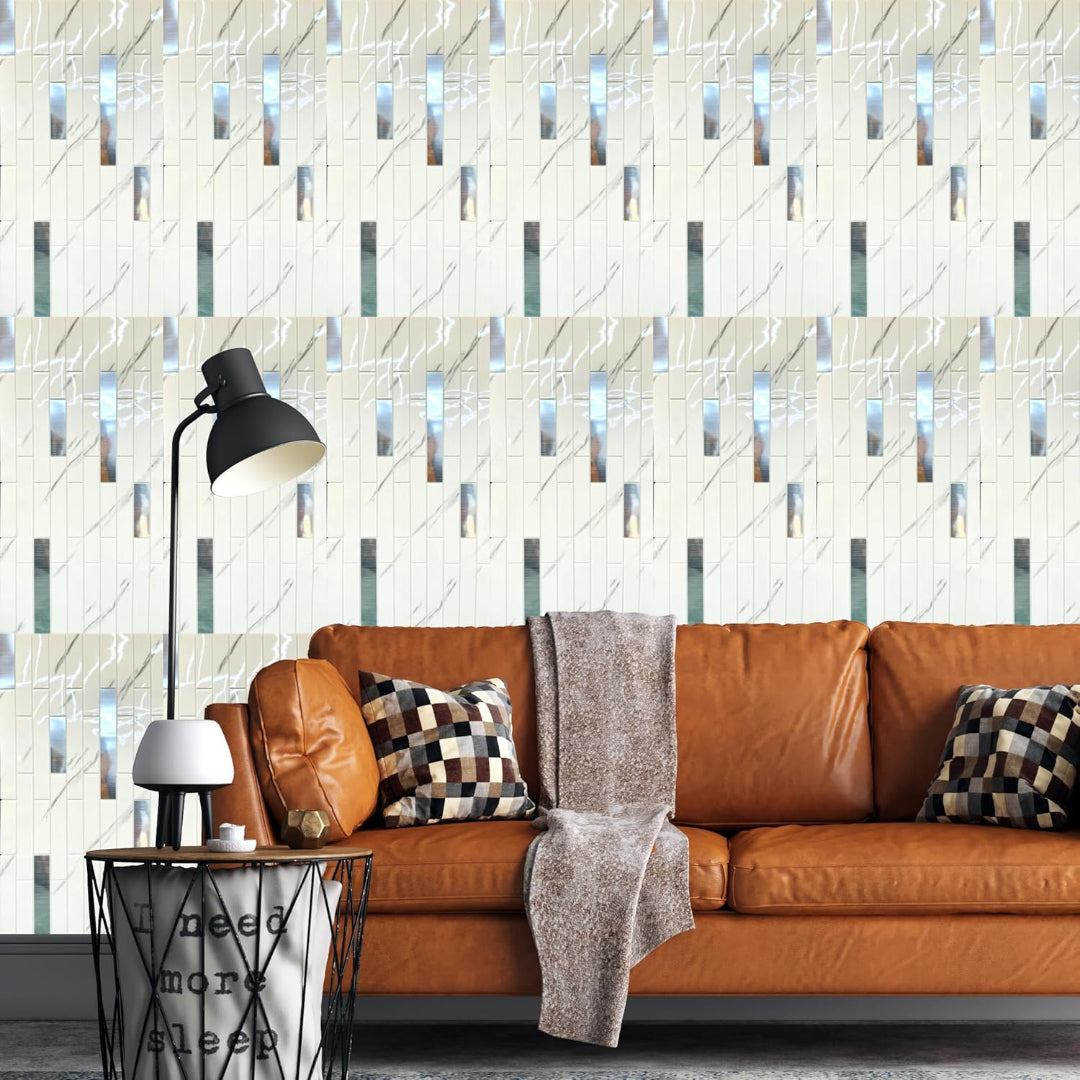 3D Brick PE Foam Stunning Wallpaper Striped, Panels Sticker, Easy Installation & Removal, for Home Hotel Living Room Bedroom Cafe Decor.