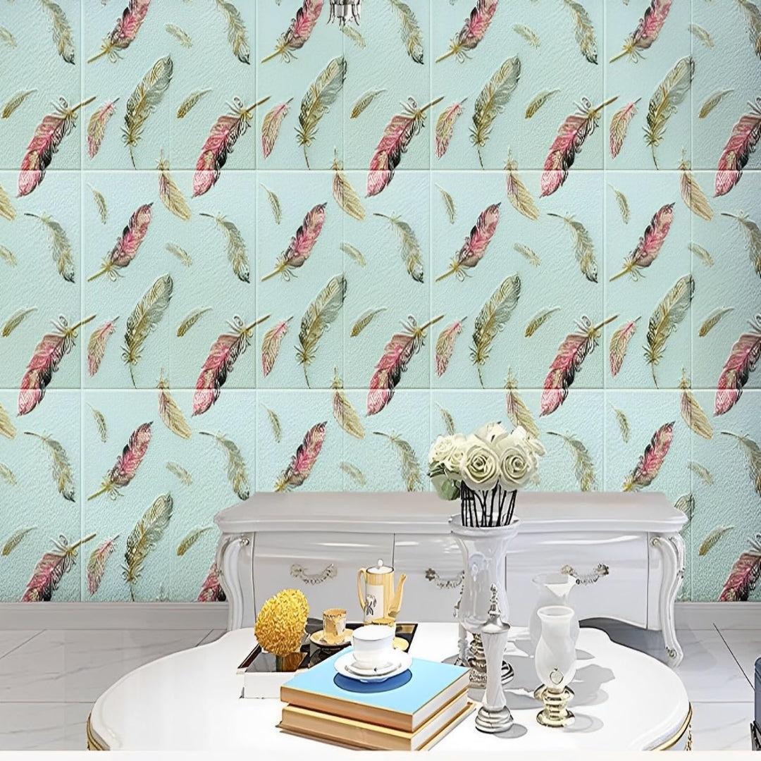 3D Design Brick Wallpaper - Self Adhesive PE Foam Panel Wall Stickers/DIY Wallpaper for Wall Decor, Bathroom, Living Room, and Home Art Decoration.
