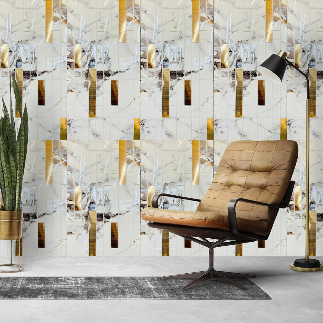 3D Brick PE Foam Stunning Wallpaper Striped, Panels Sticker, Easy Installation & Removal, for Home Hotel Living Room Bedroom Cafe Decor.